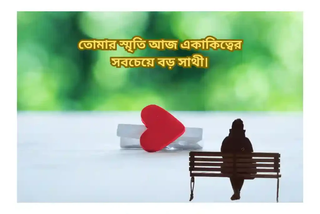 একাকিত্ব নিয়ে ক্যাপশন ভালোবাসার