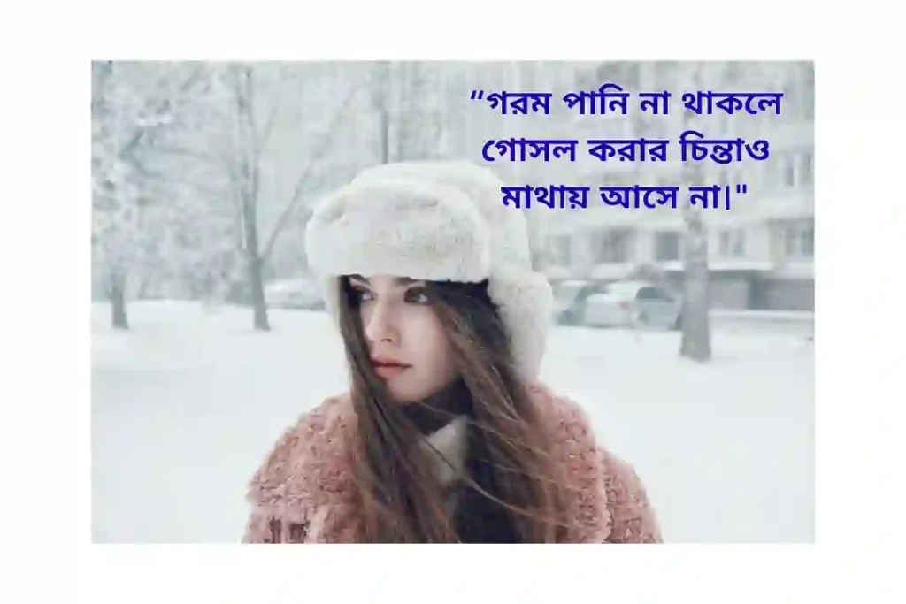 শীত নিয়ে ফানি স্ট্যাটাস