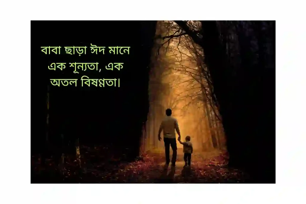 ঈদে বাবাকে মিস করা নিয়ে স্ট্যাটাস